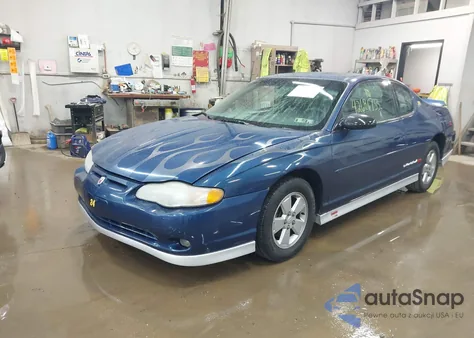 2003 Chevrolet Monte Carlo Ss z USA, uszkodzony, nr VIN 2G1WX12K739367751